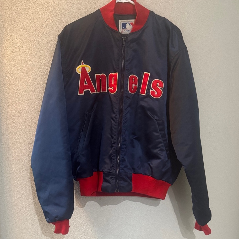 Angels Navy and Red Bomber Jacket
Get ready for Baseball Season!!